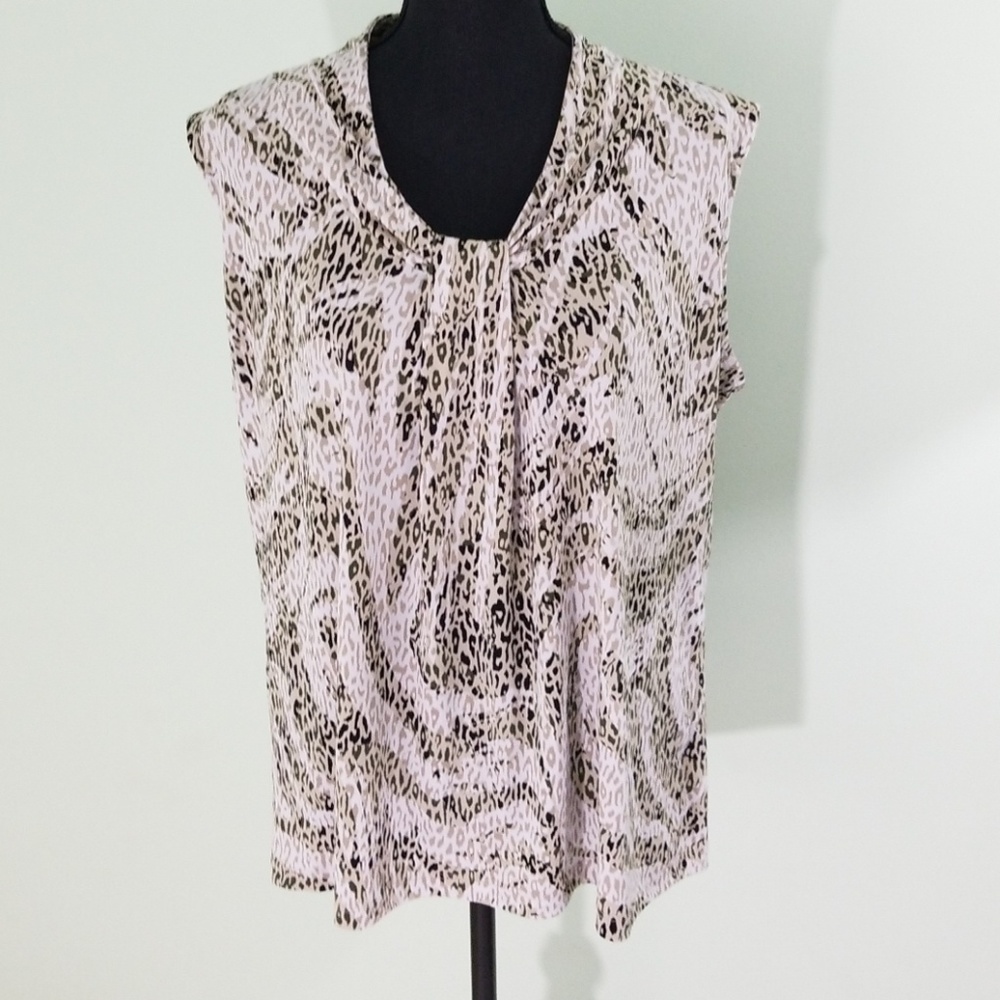 Dana Buchman sleeveless top Sz XXL